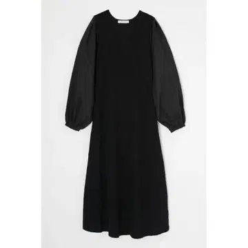 MOUSSY V넥 벌룬 슬리브 원피스
