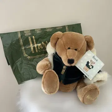 Harrods 퍼 베스트 봉제 인형