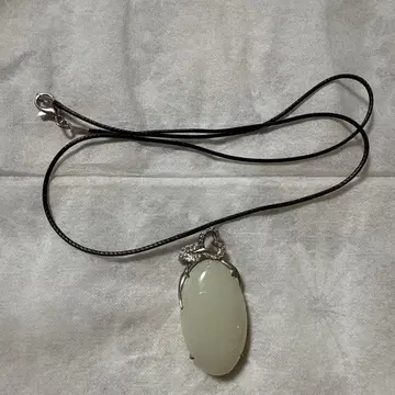 화전옥 펜던트 목걸이 약 29.2mm