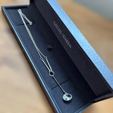 GEORG JENSEN 조지 젠슨 크리스탈 사반나 목걸이
