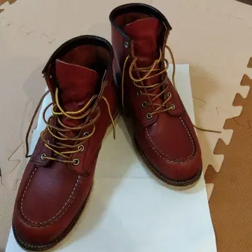 레드윙 8875 빨간색 워크 부츠 27cm 모크토