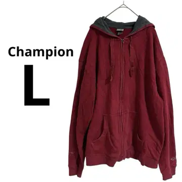 한정판 Champion 챔피온 풀 지퍼 후디 [ L ]