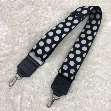 새상품급 BEARDSLEY 도트 숄더 벨트 블랙