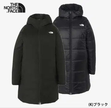 THE NORTH FACE 블랙 다운 자켓 후드 부착