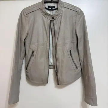 theory 노카라 양가죽 자켓 S