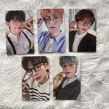 TXT 팬클럽 친구 소개 신규 가입 FC 트레이딩 카드 전원 5장