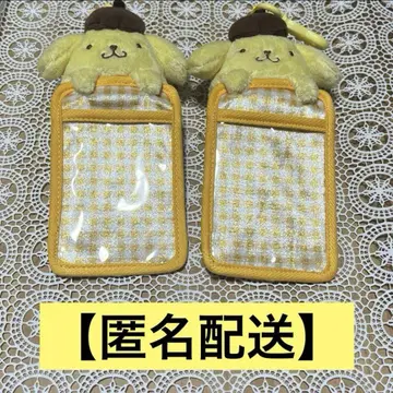 [ 익명 배송 ] 폼폼푸딩 남코 덕질 봉제 인형 사진 홀더 2개
