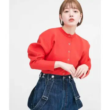 KBF 가디건 빨간색