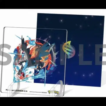 포켓몬 ZA 메가 리자몽 X 아크릴 코스터 하프컷 스티커