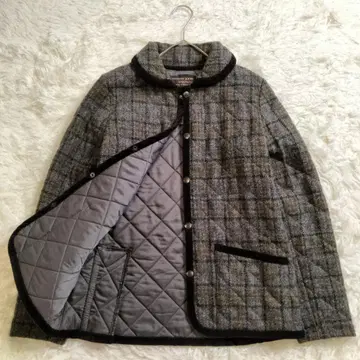 [ 새상품급 ] DOORS HarrisTweed 트위드 퀼팅 자켓