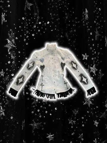 셔츠 블라우스 y2k 서브컬쳐 그런지 펑크 지뢰 다크코어