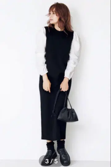미라 오웬 천 소매 도킹 디자인 원피스