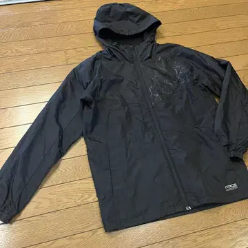 PERFORMANCE GEAR 후드 부착 블랙 집업 나일론 자켓