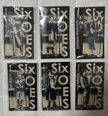 SixTONES 아크릴 스탠드 Fest 6인 세트