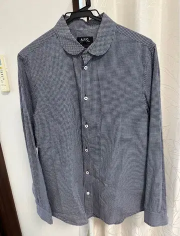 A.P.C. 깅엄 체크 셔츠 아페쎄
