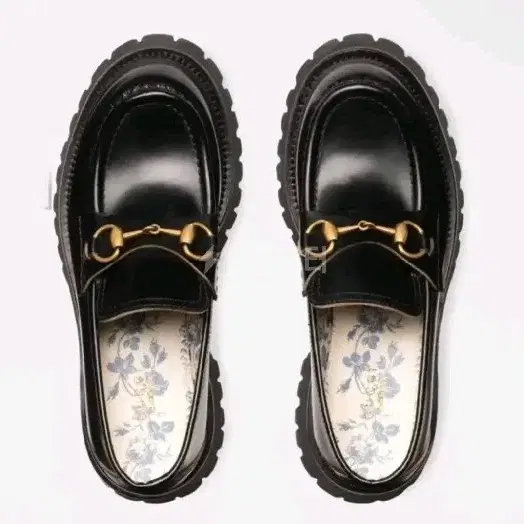 Authentic) Gucci Lug Sole Horsebit Loafers
