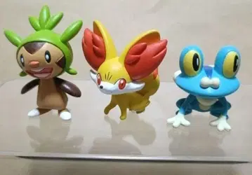 포켓몬 몬코레 카로스 지방 삼인방 도치마론 푸호꼬 개굴마르 몬코레