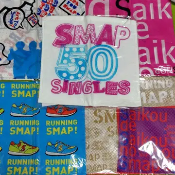 [미개봉] SMAP SHOP 손수건, 타월 5종 세트