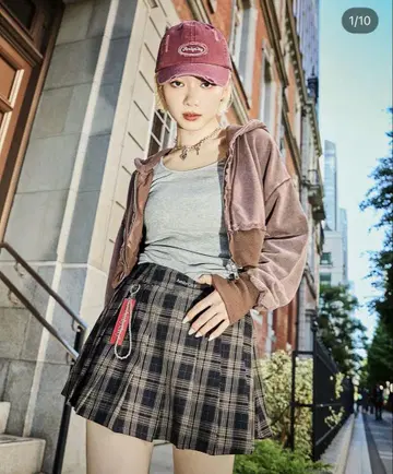 Amly City 후드티 브라운