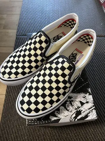 Vans 체커 패턴 슬립온