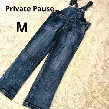 프라이빗 포즈 오버롤 데님 블루 계열 면 캐주얼/M