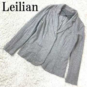 Leilian 레리안 테일러드 자켓 그레이 9 B545