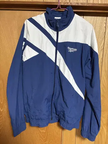 Reebok 나일론 자켓 네이비/화이트