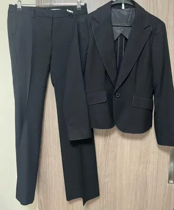 새상품급 THE SUIT COMPANY 셋업 팬츠 수트 블랙 40