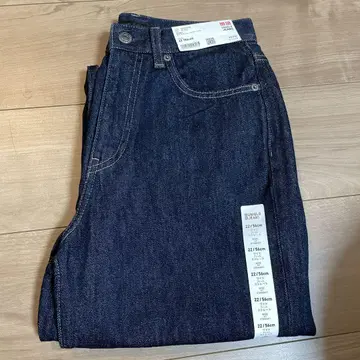 유니클로 와이드 스트레이트 청바지 56cm