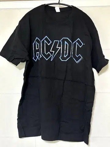 AC/DC 티셔츠 L 사이즈 로고 블랙