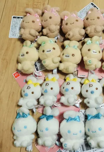 시나모롤 밀키 보아 귀 묶음 마스코트 산리오 캐릭터즈 모음