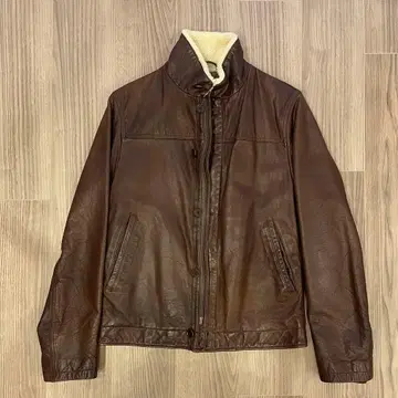 BANANA REPUBLIC 브라운 가죽 자켓
