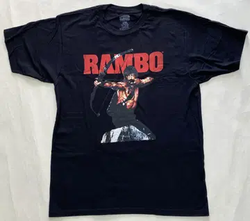 RAMBO 람보 RAMBOW 티셔츠 L 사이즈 영화 티셔츠 정품