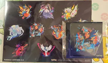 포켓몬 레전즈ZA 특전 아크릴 코스터 스티커 메가리자몽X