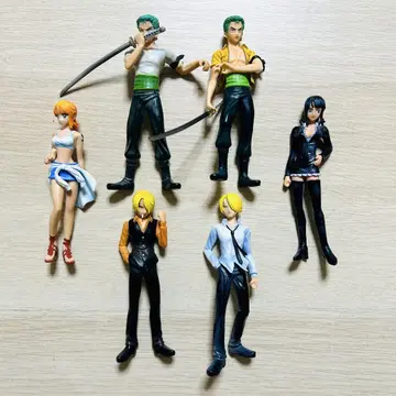원피스 피규어 세트 조로 상디 나미 로빈 묶음