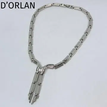 D'ORLAN 돌란 실버 디자인 빈티지 목걸이