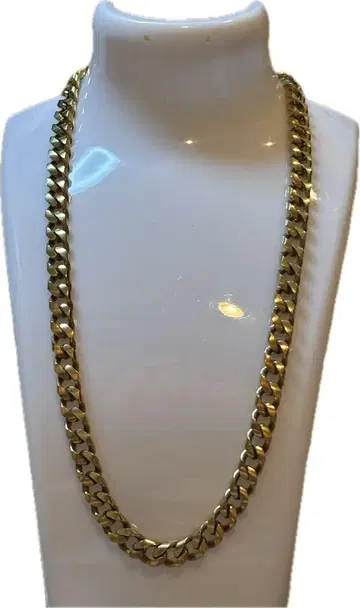 Amway 아뮤웨이 목걸이 골드 체인 키헤이