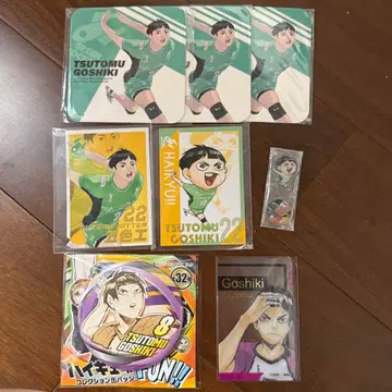 하이큐 고시키 아트 코스터 V리그 아크릴 스탠드 올스타