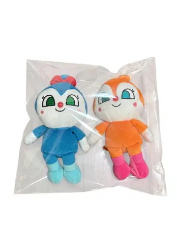 호빵맨 프리티 빈즈 짤랑이 코킨쨩 2체 세트