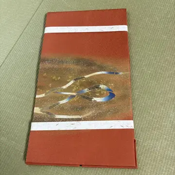 [ 새상품 시츠케 포함 ] 나고야 오비 미사용품 오렌지 금실 순수 실크