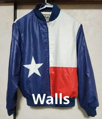 Walls 텍사스 주 깃발 디자인 나일론 자켓