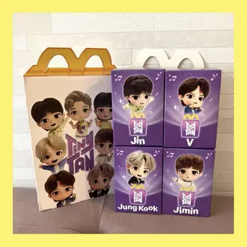 [ 한국 한정판 ] BTS TinyTan 맥도날드 피규어 세트 K-POP