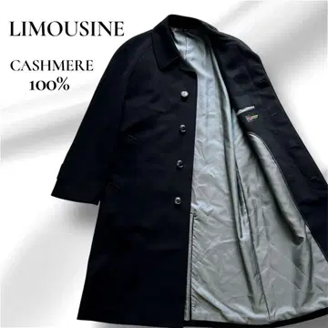 LIMOUSINE 스텐카라 코트 캐시미어 100% 블랙 롱