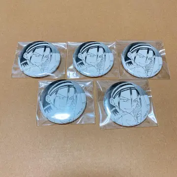 나루토 동당 진파치 캔뱃지 5개 세트