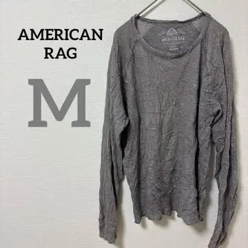 AMERICAN RAG [ M ] 그레이 긴팔 티셔츠 긴팔