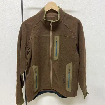 풀 집업 브라운 자켓