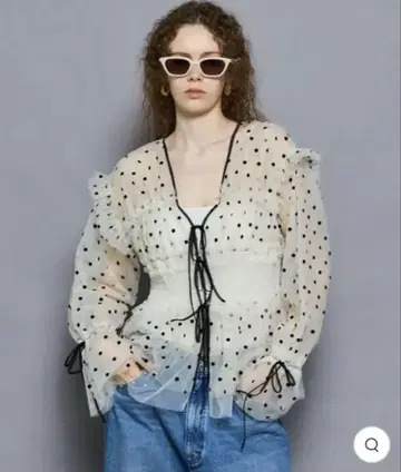 MAISON SPECIAL Ruffle Gathers Tulle Tops