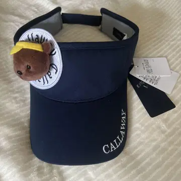 CALLAWAY 네이비 바이저 곰 포함 정가 6820엔 (세금 포함)