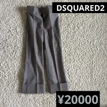 DSQUARED2 체크 무늬 슬랙스 36