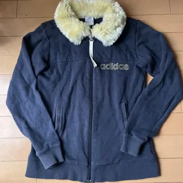 adidas 퍼 후드티 맨투맨 네이비